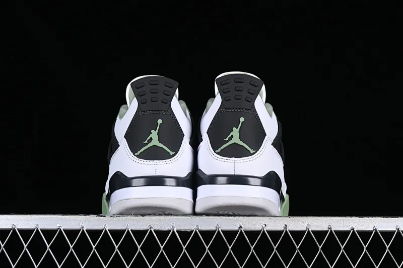 All categories Air Jordan Jordan series basketball shoes Air Jordan 4 foreign trade version Air Jordan 4 Retro "Seafoam" AJ4 Joe 4 white and green AQ9129-103